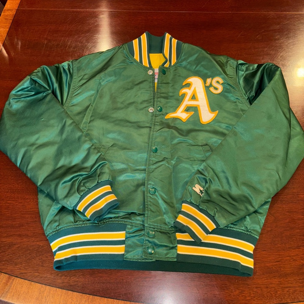 STARTER vintage Oakland A’s satin 1989 Jacket one of a kind